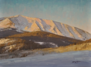 First Light Over Crested Butte